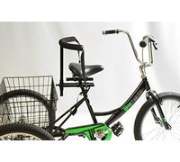 Ammaco SPECIAL NEEDS ADJUSTABLE BIKE OR TRIKE SEAT BACK REST SUPPORT + BELT (Extra Long Seatpost & Back Rest)