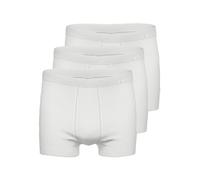 Ammann Men's 3 Pack Trunks with Fly Front Feinripp Premium 181900 White L