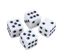 Ammboco 4 Pcs Car Vehicle Dice Design Tire Valve Wheel Stem Caps Covers