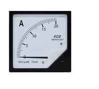 Ammeter 6C2 Pointer Type Mechanical Meter for Accurate Current Reading.20A~150A /75mV.Equipped with current divider(75A-75mV)