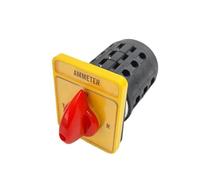 Ammeter Selector Changeover Electrical 16A 4 Position 3 Poles Rotary Cam Switch Control Motor Circuit YMW98-16/3