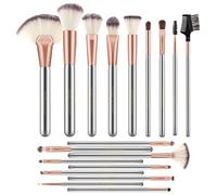 AMMIY Professional Make-Up Brush Set for Woman, 18 Pcs Cosmetic Brushes Kit for Concealer, Foundation, Blush, Highlight, Loose and All Other Makeup Powders