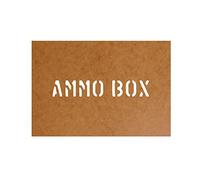 Ammo Box Template Stencil Ölkarton German Army Military US Army VW Typ 181 DKW Munga for finish (2,5X15 cm) - Ölkarton Lackiersc Template # 15179