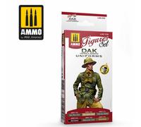 Ammo by MIG Dak Uniforms Afrika Korps Figures Set Acrylic Colors Set 17ml A.MIG-7038