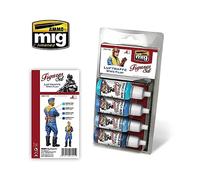 Ammo by Mig - Luftwaffe WWII Pilot (Figures) Acrylic Paint Set # MIG-7025