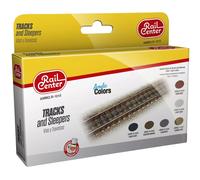 Ammo By Mig Rail Centre MIGR1015 - Track Weathering Set Acrylic Paints 6x 15ml