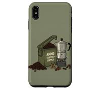 Ammo Container Coffee Roast Military Veteran Tactical Brew Case for iPhone XS Max
