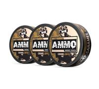 AMMO Energy Pouch Caffeine Pouch Zero Calorie Energy Boost Fast Acting Caffeine Pouches - 20 Count Tropical Thunder 100mg 3 Pack (Caramel Coffe-3 Pack)