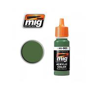 Ammo MIG-0003 RAL 6011 Resedagrün Acrylic Paints (17 Ml), Multicolour