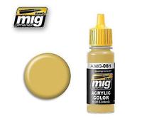 Ammo MIG-0061 Warm Sand-Yellow Acrylic Paints (17 Ml), Multicolour