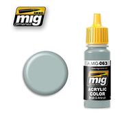 AMMO MIG-0063 Pale Grey Acrylic Paints (17 Ml), Multicolour