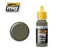 Ammo MIG-0074 Green Moss Acrylic Paints (17 Ml), Multicolour