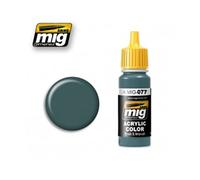 Ammo MIG-0077 Dull Green Acrylic Paints (17 Ml), Multicolour