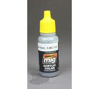 Ammo MIG-0104 Black Washable Paints (17 Ml), Multicolour