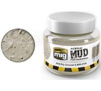 Ammo MIG-2100 Arid Dry Ground Acrylic Mud (250 Ml. Jars), Multicolour