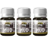 Ammo MIG-7442 Glossy Wet Mud Soils, Multicolour