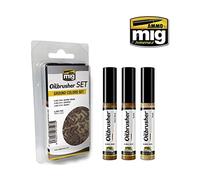 AMMO MIG-7503 Ground Colors Oilbrushers Set, Multicolour, 3 Count (Pack of 1)