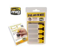 AMMO MIG-8004 Spare Mixes (4 X 17 Ml Jars with Agitator and Dosifier), Multicolour