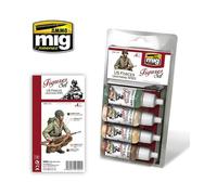 Ammo Mig: Figures Set US Force Uniforms WWII (4x17ml)