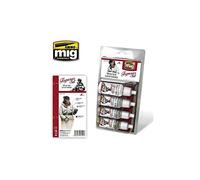 Ammo Mig: Figures Set Winter Uniforms (4x17ml)