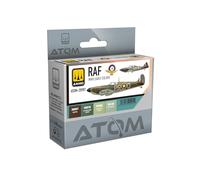 Ammo Mig Jimenez - ATOM ACRYLIC PAINT SET RAF WWII EARLY 4 JARS (6/24) *