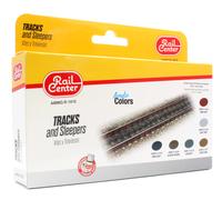 Ammo By Mig Rail Centre MIGR1015 Track Weathering Set Acrylic Paints 6x 17ml