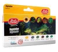 VEGITATION set Acrylic Colours 6 17ml jars paint AMMO RAIL CENTRE R-1021
