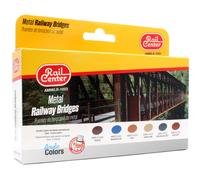 METAL RAILWAY BRIDGES AMMO acrylic colours 6 jar 17ml set Rail Center MIGR1023