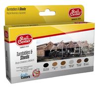 AMMO Mig MIGR1032 Rail Center - Turntables and Sheds Set