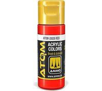 AMMO of Mig Jimenez S.L Atom: Red Acrylic Paint 20ml Bottle