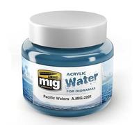 Ammo Pacific Waters Acrylic Water (250 Ml. Jars)