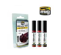 AMMO MIG-7501 Rust Tones Oilbrushers Set, Multicolour, 3 Count (Pack of 1)