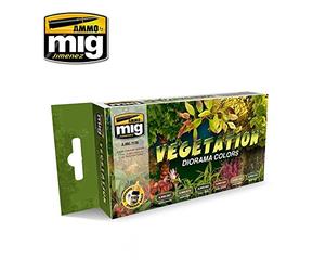 Ammo Vegetation Diorama Colors Acrylic Paint Set