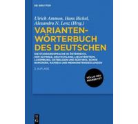 Ammon - Variantenwrterbuch des Deutschen - New paperback or softback - X555z