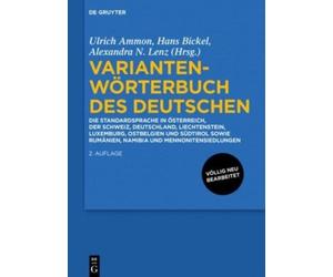 Ammon - Variantenwrterbuch des Deutschen - New paperback or softback - X555z