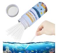 Ammonia Test Strips - 50 Piece Kit for Aquarium Water Tests, Fast and Accurate Analysis | Safe Lab Tester For Ammonia Control, Ideal For Aquariums, Fish &