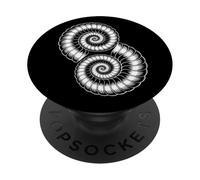 Ammonites Fossils Prehistory Geologists Science Nature PopSockets Adhesive PopGrip