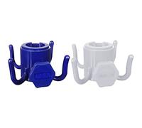AMMSUN 2 Pack Beach Umbrella Hanging Hook, 4-prongs Plastic Umbrella Hook Hanging for Towels/Hats/Clothes/Camera/Sunglasses/Bags-Durable, Fit for Beach,Camping Trips