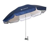 AMMSUN XL Chair Umbrella with Universal Clamp Adjustable 52 inches and 360-degree Swivel UPF 50+, Portable Clamp on Camping or Beach Chair, Stroller, Wheelchair, Golf cart, Navy Blue, Large-sized