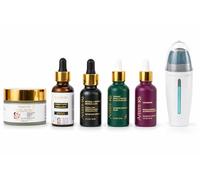 Ammuri Complete 6-Step Anti-Ageing Skin Renewal System for 50+, Retinol, Collagen Peptide, Stem Cell Serum, Microneedling Derma Stamp