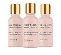 Ammuri High Strength Retinol Serum 4% Plus - Anti-Ageing Formula for Wrinkles, Fine Lines, Dark Spots & Firming - Face Serum with Vitamin Support - 3 Pack (30ml Each)