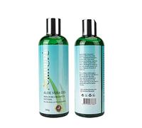 Ammuri Organic Aloe Vera Gel - 100% Pure Aloe from Fresh Leaves - Soothing Skin & Hair Care - Fast Absorbing - Non-Sticky - Large Bottle 300ML