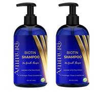 Ammuri Premium Biotin Caffeine Shampoo 473ml - Volumizing Hair Care Formula with Argan Oil Rosemary Niacinamide - Strengthening Shampoo for Fuller Looking Hair Men Women