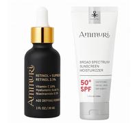 Ammuri Retinol 2.5% Serum + Vitamin C Day Cream SPF 50 Daily Defence Skincare Set