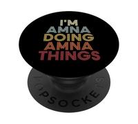 Amna Name Amna Personalized Name First Given PopSockets Adhesive PopGrip