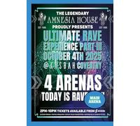AMNESIA HOUSE - COVENTRY - Amnesia House - Ultimate Rave Experience Part 3- 2025 - MAIN ARENA - CD Pack