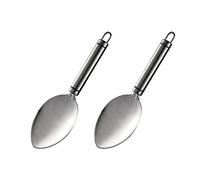 AMNGYOOK 2PCS Mango Slicer, Stainless Steel Fruit Cutting Tools Multifunctional Fruit Peeler For Mango Watermelon Avocado (A)