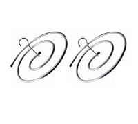 AMNGYOOK 2PCS Spiral Shaped Drying Rack, Stainless Steel Bed Sheet Drying Hanger Windproof Drying Rack for Bed Sheet Coverlet