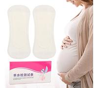 Amniotic Fluid Test Strips, 2pcs Litmus PH Range Test Strips, PH Indicator Test Strips with Amniotic Fluid Control Chart, Maternity Home High Sensitivity Female PH Test Strip