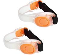 AMNQUERXUS Premium LED Light Up Armband, Reflective Adjustable Wearable Silicone Running Belt Strap/Waterproof Glow in The Dark for Running Jogging Walking Cycling Concert Camping Outdoor Sports